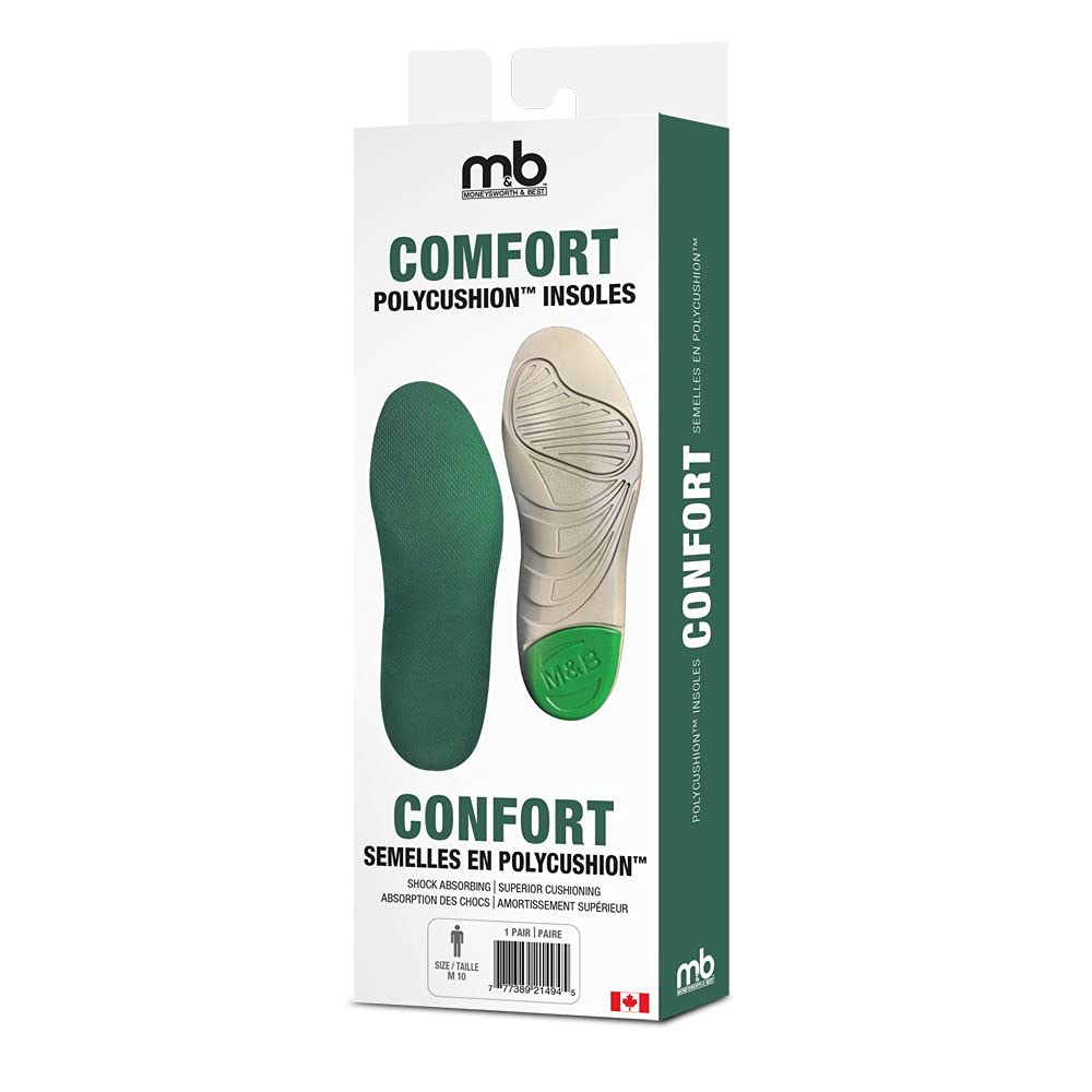MONEYSWORTH & BEST | Comfort POLYCUSHION Insole | Men's 11