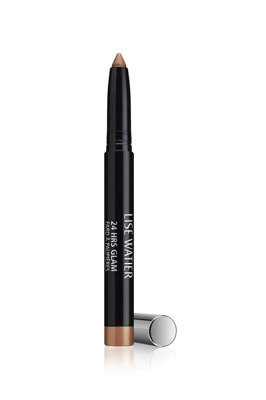 Watier 24 HRS Glam Eyeshadow, Bronze Glam, Cream Eyeshadow Stick, Multifunctional Retractable Crayon, Easy-to-Apply, Waterproof, Crease-Proof, Smudge-Proof, 1.4 g