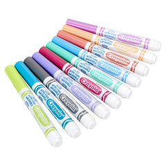 Crayola 10-Count Washable Ultra-Clean Broad Line Markers Tropical Arts & Crafts (58-7811)
