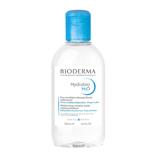 Bioderma - Hydrabio H2O - Micellar Water - Cleansing and Make-Up Removing - for Dehydrated Sensitive Skin , 8.4 Fl Oz (Pack of 1)