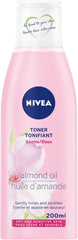 NIVEA Gentle facial toner for dry & sensitive skin | Facial toner gently tones & removes residue | NIVEA toner intensively moisturizes and cares for dry skin | 200 mL