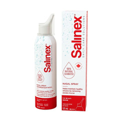 Salinex 100% Natural Seawater Nasal Spray | Full Stream | 125 ml, Red