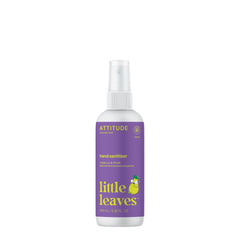 ATTITUDE Hand Sanitizer Spray for Kids & Adults, Made in Canada, EWG Verified, Travel Size, Dermatologically Tested, Plant and Mineral Based, Vegan, Vanilla & Pear, 100 mL (Spray Bottle)
