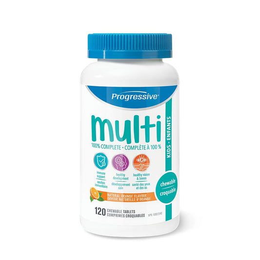 MultiVitamins for Kids - Orange flavour, 120 Chewable Tablets | Antioxidant source, Immune Suppot