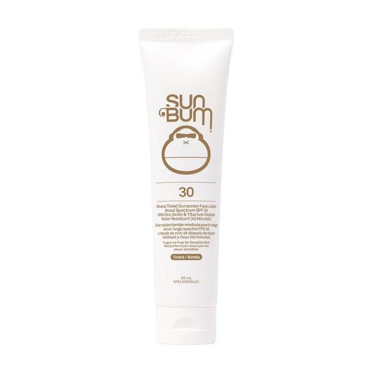 Sun Bum Mineral Spf 30 Tinted Face Lotion | Vegan and Reef friendly (Octinoxate & Oxybenzone Free) Broad Spectrum Natural Sunscreen with Uva/uvb Protection | 1.7 Oz, 1.7 ounces