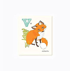 Sea Urchin Studio ABC Wall Art for Kids, V/Vixen
