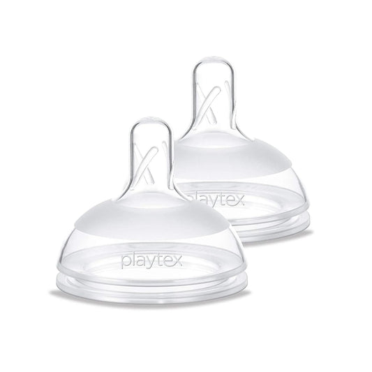 Playtex NaturaLatchNipple, Slow Flow, 2-Count