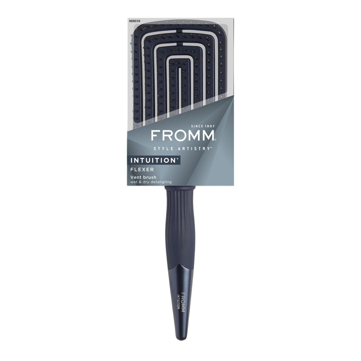 INTUITION FLEXER VENT BRUSH used for Wet detangling and Breaking up curls