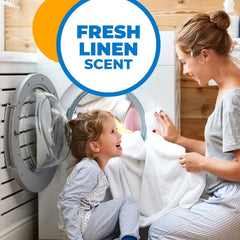 ARM & HAMMER Laundry Detergent Power Sheets - Quick Dissolve Strips - Up to 100 Loads - Convenient, Plastic Jug-Free Packaging - Fresh Linen Scent - 50 count