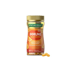 Nature’s Bounty Immune VitaBeans, with Vitamin C, Vitamin D and Zinc for Immune Support, Orange Flavour, 80 Ct
