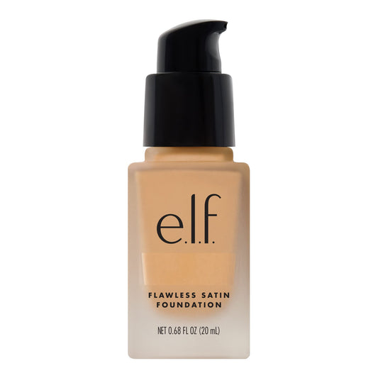 e.l.f. Flawless Finish Foundation, Lightweight, Medium Coverage & Semi-Matte, Buff, 0.68 Fl Oz (20mL)