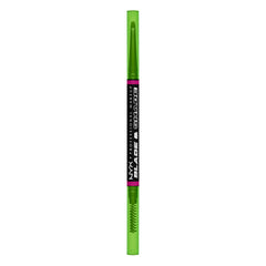 NYX Professional Makeup Blade & Shade, Dual Edged Brow Pencil, Up to 16HR wear, Smooth-glide pigment, Smudge & Transfer Resistant, Shade: Black