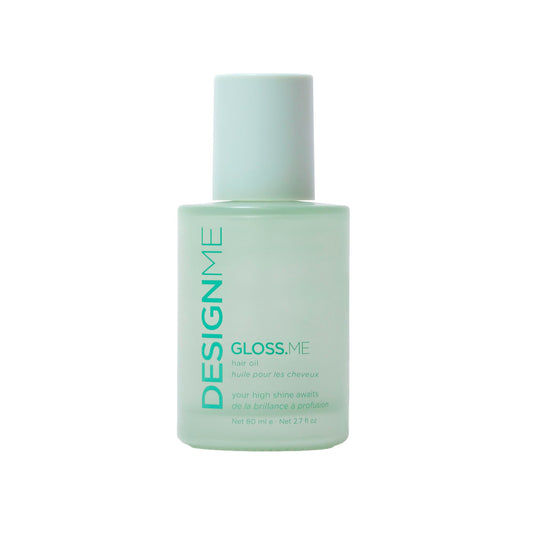 Design.Me GLOSS.ME Hair Oil - Anti Frizz Hair Serum - Heat Protection, Smooths Dry Ends - Adds Shine, Smoothens & Hydrates with Argan Oil - For Straight, Wavy & Curly Textures - No Paraben & Sulfate