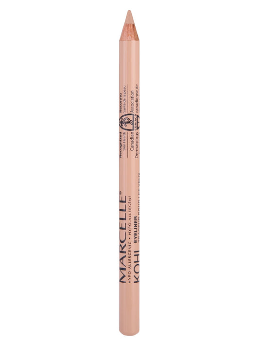 Marcelle Kohl Eyeliner, Eye Brightening Beige, Eye Pencil, Waterproof Formula, Hypoallergenic, Fragrance-Free, Cruelty-Free, Safe for Sensitive Eyes, Recognized by CDA, 1.14 g