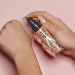 Almay TLC Truly Lasting Color Liquid Makeup, Foundation, Hypoallergenic, Natural Finish, Medium Coverage, Neutral, 30ml