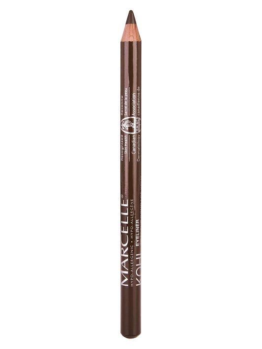 Marcelle Kohl Eyeliner, Chocolate, Eye Pencil, Waterproof Formula, Hypoallergenic, Fragrance-Free, Cruelty-Free, Safe for Sensitive Eyes, Recognized by CDA, 1.14 g