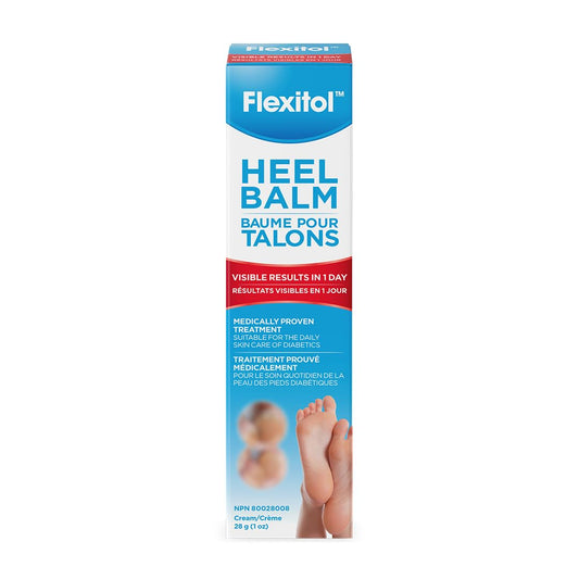 Flexitol Heel Balm – Best Foot Cream, Urea-Based Moisturizing, Intensive Hydration, Soothing & Exfoliating (28g)
