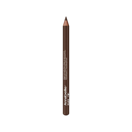 Annabelle Vegan Kohl Eyeliner, Matte Finish, 72 Bark Brown, Intense Colour Payoff, Long-Lasting, Cruelty-Free, Paraben-Free, Silicone-Free, Fragrance-Free, Hypoallergenic, 1.14 g