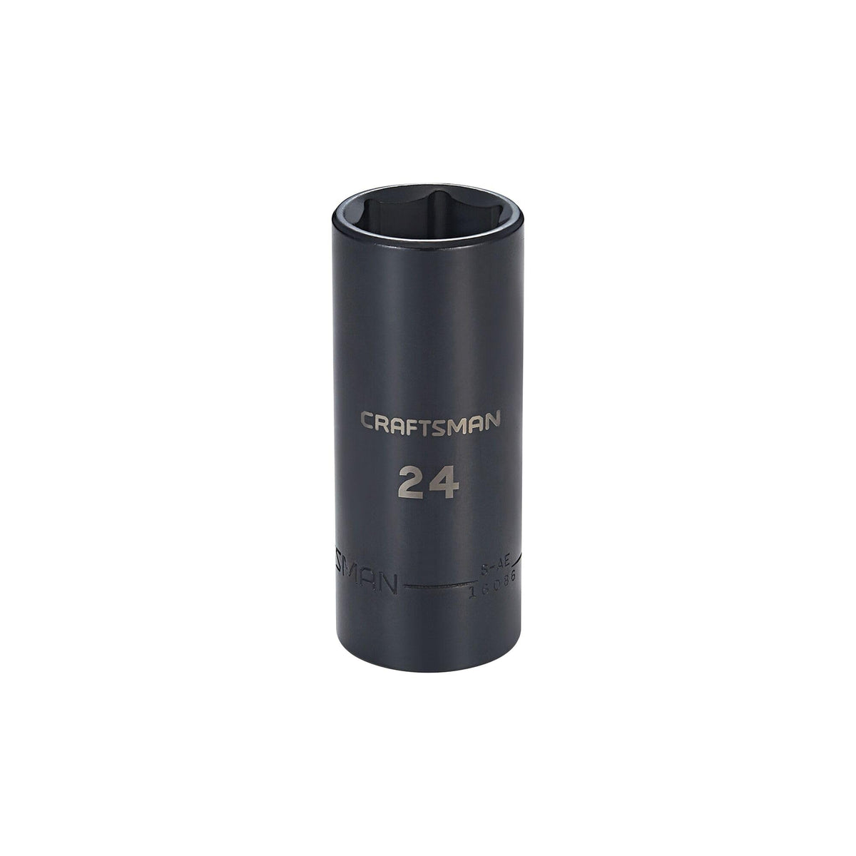 CRAFTSMAN Deep Impact Socket, Metric, 1/2-Inch Drive, 24mm (CMMT16086)