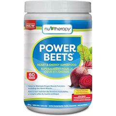 NuTherapy Power Beets Powder - Circulation Superfood Acai Berry Pomegranate Flavour 330 Gram