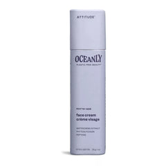 ATTITUDE Oceanly Face Cream Stick, Made in Canada, EWG Verified, Plastic-free, Plant & Mineral-Based Ingredients, Vegan Beauty Products, PHYTO AGE, Unscented, 30 grams