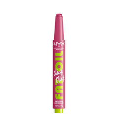 NYX PROFESSIONAL MAKEUP, Fat Oil Slick Click, Balm in a stick, Infused with nourishing oils, High shine finish - DM Me (Pink)