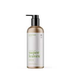 ATTITUDE Shower Gel with Essential Oils, Made in Canada, EWG Verified, Plant and Mineral-Based Ingredients, Vegan Personal Care Products, Refillable Aluminum Bottle, Bergamot and Ylang Ylang, 473 ml