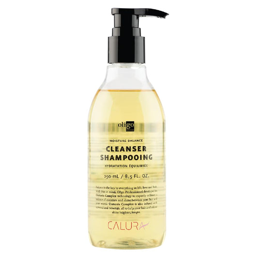 Oligo Professionnel Calura Moisture Balance Cleanser Shampooing | Clarifying Shampoo for Men and Women | Paraben Free Moisture Shampoo for Oily Hair with Osmosis Complex Technology, 250mL