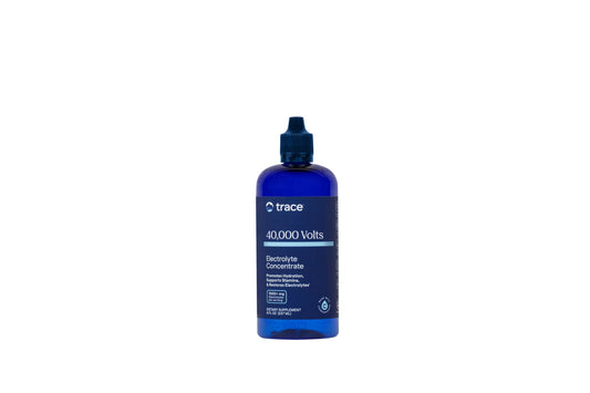 Trace Minerals 40,000 Volts - Supports Hydration, Energy, Muscles, Stamina, and Endurance - Liquid Multimineral and Electrolyte Concentrate with Ionic Magnesium, Sodium, Potassium (48 Servings)