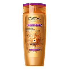L'Oreal Paris Hair Expertise Extraordinary Oil Shampoo for Dry Damaged Hair with 6 precious oils, including amla, coconut and rose, 385 ml
