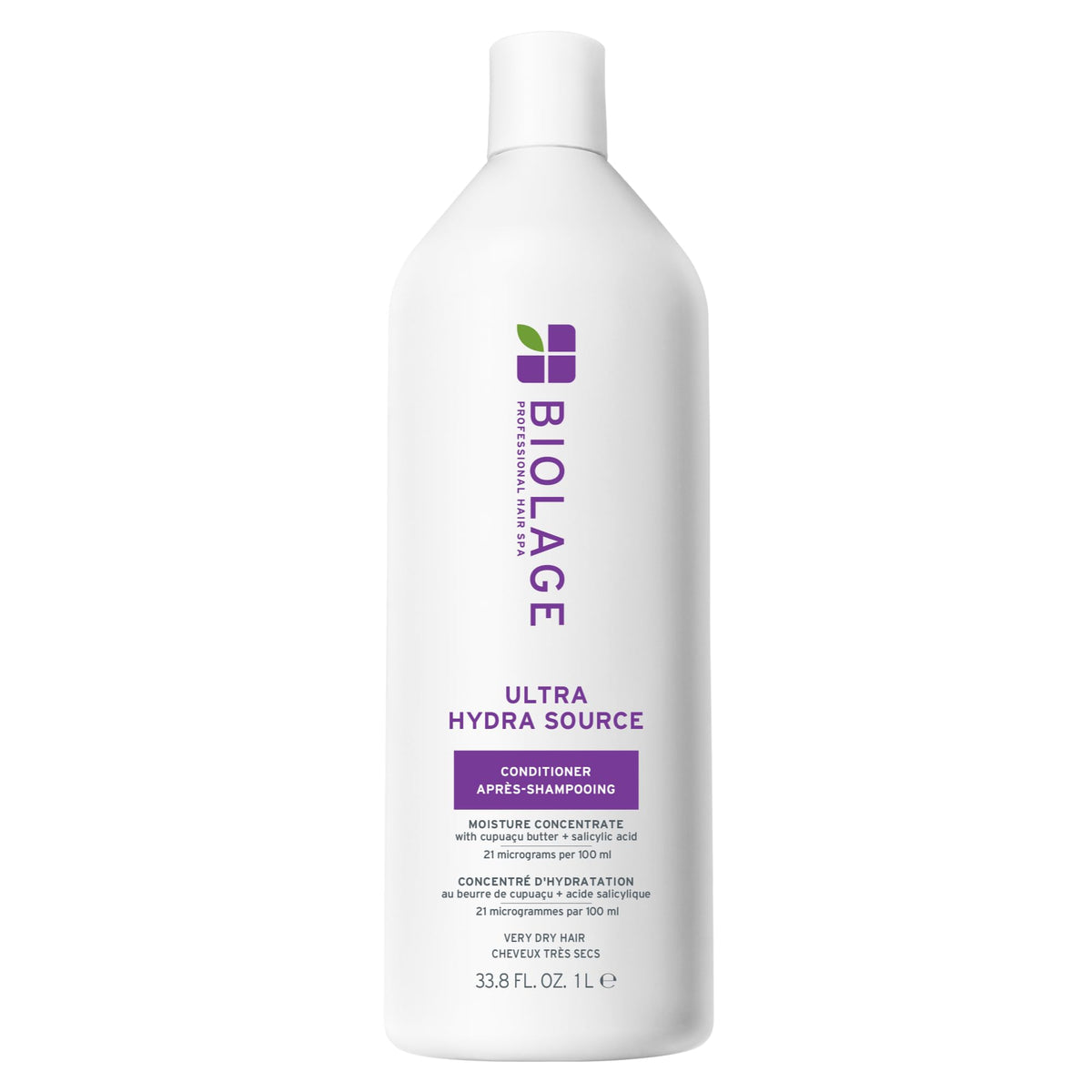 Biolage Ultra HydraSource Conditioner, For Very Dry Hair, Extremely Moisturizes Hair To Prevent Breakage, Paraben & Silicone-Free,Vegan