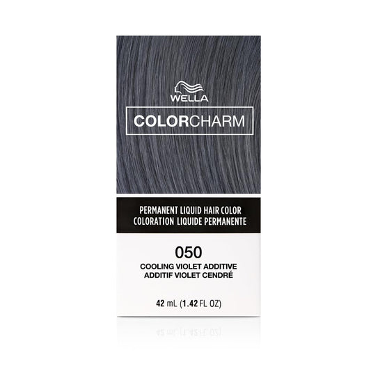 COLORCHARM Permanent Liquid Hair Color for Gray Coverage | 050 Cooling Violet | 1.4 Fl oz. | 42 ml - Packaging May Vary