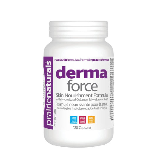 Prairie Naturals Derma-Force Skin Nourishment Formula Capsules, 120 Count
