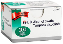 BD Alcohol Swabs 70% isopropyl alcohol