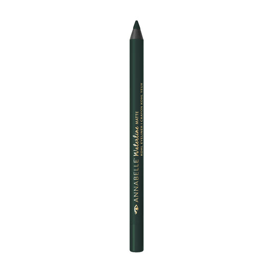 Annabelle Waterline Matte Kohl Eyeliner Pencil, Khaki, Intense Colours, Matte Finish, Easy-To-Apply, Long-Lasting 12h, Waterproof, Transferproof, Cruelty-Free, 1.2 g