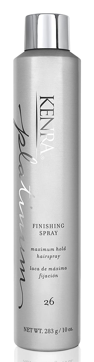 Kenra Platinum Finishing Spray 26 | Maximum Hold Hairspray for All-Day Control | Shine Finish | All Hair Types | 295 mL