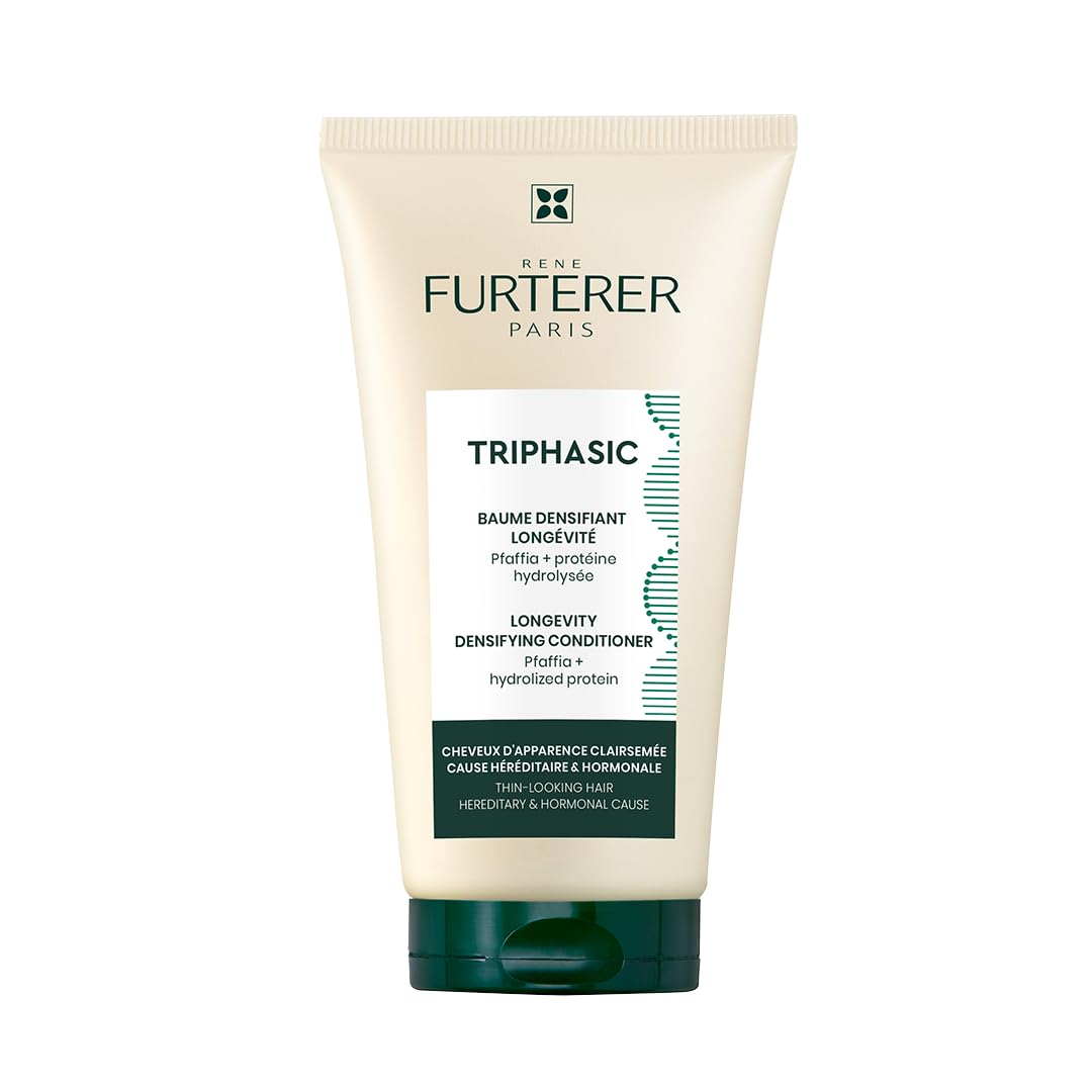 René Furterer Triphasic Fortifying Densifying Conditioner, Pro-Density Complement, Thinning Hair, Hair Loss treatment for Men & Women, 150mL