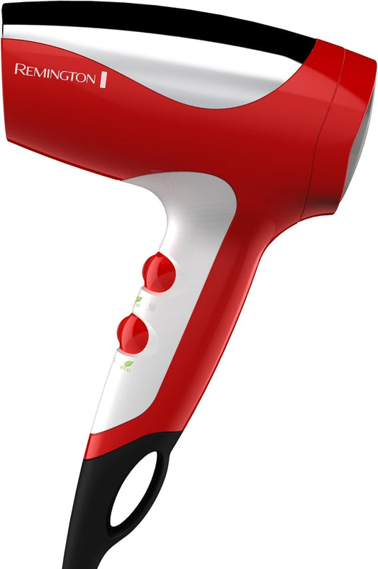 Remington Compact Hair Dryer, Travel Size Blow Driger, with Chrome Accents, D5000 (Colors may vary)