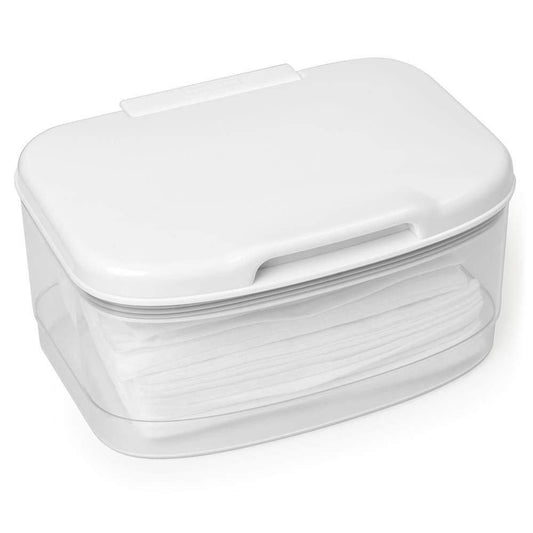 Skip Hop Wipes Dispenser, Nursery Style, Clear/White