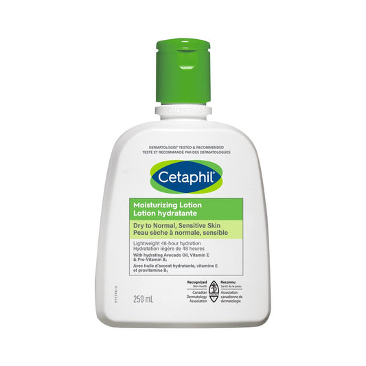 Cetaphil Moisturizing Lotion, Hydrating Body Lotion & Moisturizer for Sensitive & All Skin Types, Fragrance Free, Hypoallergenic, Non-Comedogenic, Dermatologist Recommended, 250 ml