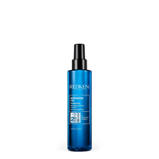 Redken Extreme CAT Anti-Damage Protein Reconstructing Rinse Out Treatment | For Distressed Hair | Strengthens Hair & Adds Shine | With Ceramide