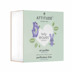 ATTITUDE Baby Air Purifier, Made in Canada, Activated Carbon Freshener, Odor Remover, Plant and Mineral-Based, Vegan, Sweet Apple, 227 grams