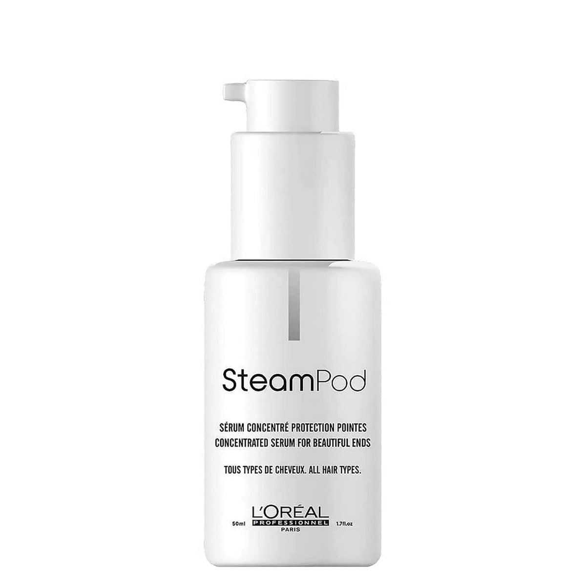 L'Oréal Professionnel Ends-Protecting Protective Smoothing Serum, For Damaged and Sensitized Hair, Adds Shine and Leaves Hair Feeling Soft, For Use with SteamPod, 50 ml