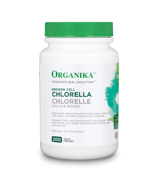 Organika Chlorella (Broken Cell Wall) 200 Tabs