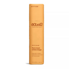 ATTITUDE Oceanly Face Cream Stick, Made in Canada, EWG Verified, Plastic-free, Plant & Mineral-Based Ingredients, Vegan & Cruelty-free Beauty Products, PHYTO GLOW, Unscented, 30 grams
