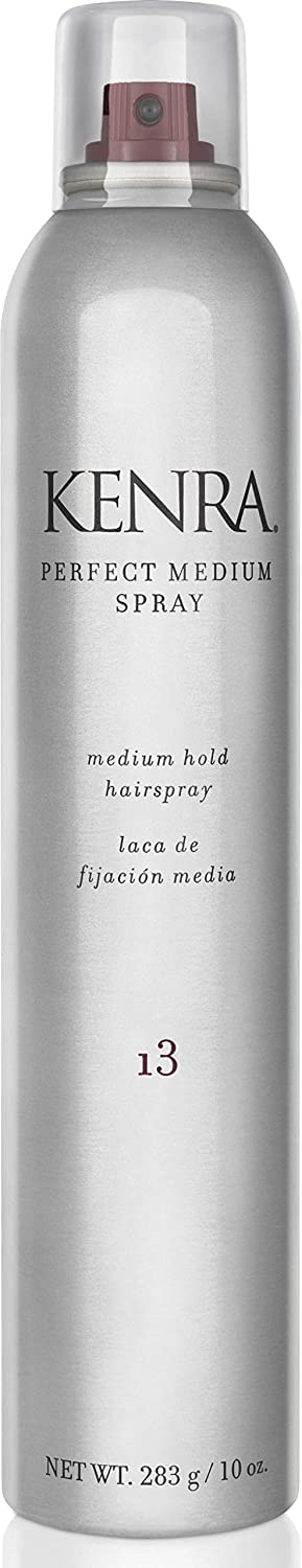 Kenra Perfect Medium Spray 13 | Medium Hold Hairspray for Natural Movement | High-Shine & Frizz Control