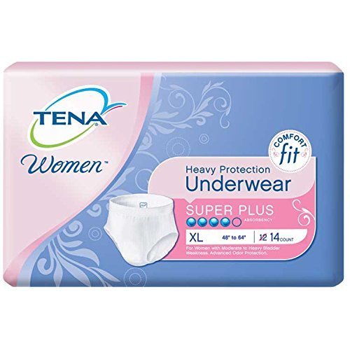 TENA Incontinence Underwear for Women vDwBFl, 2Pack (XL, 28 Count)