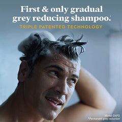 Just For Men Control GX Grey Reducing 2-in-1 Shampoo and Conditioner, Gradual Hair Color for Men, Stronger and Healthier Hair, 118ml - Pack of 1, Packaging May Vary