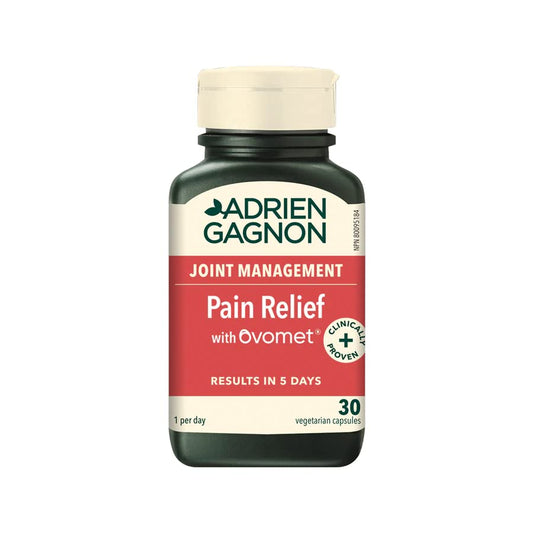 Adrien Gagnon - Pain Relief with Ovomet - Reduces Joint Pain & Stiffness and Relieves Pain From Knee Osteoarthritis (30 caps)