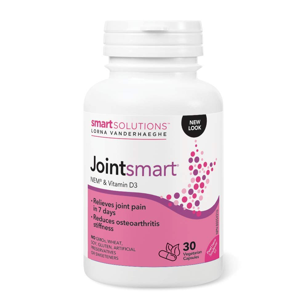 Lorna Vanderhaeghe JOINTsmart | With Collagen, Calcium, NEM, Glucosamine and Chondroitin | 30 Capsules